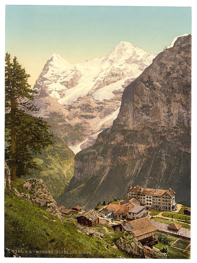 Murren, Hotel des Alps, Bernese Oberland, Switzerland