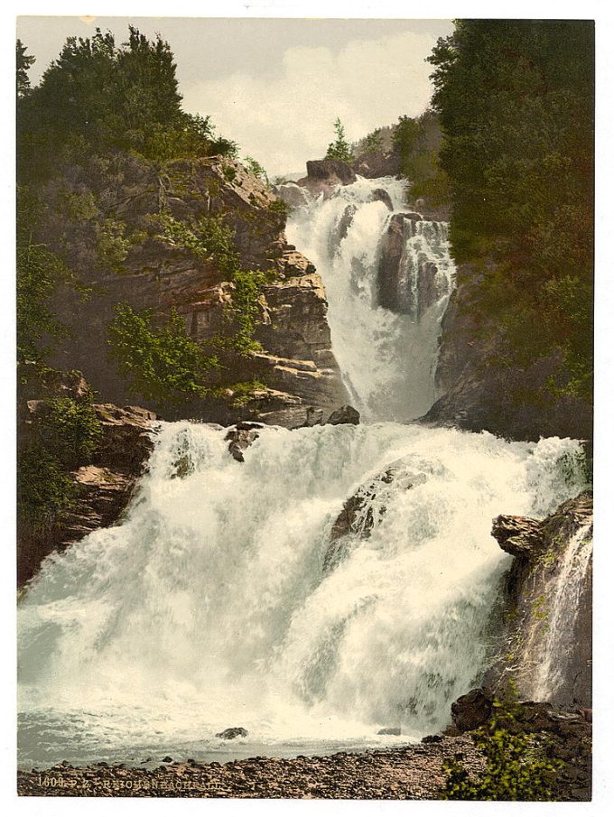 Reichenbach, general view, Bernese Oberland, Switzerland