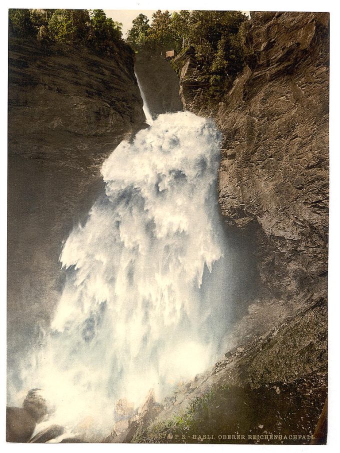 Reichenbach, the Upper Falls, Bernese Oberland, Switzerland