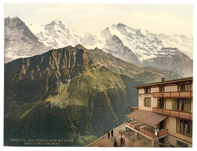 Schynige Platte, Eiger, Monch and Jungfrau, Bernese Oberland, Switzerland