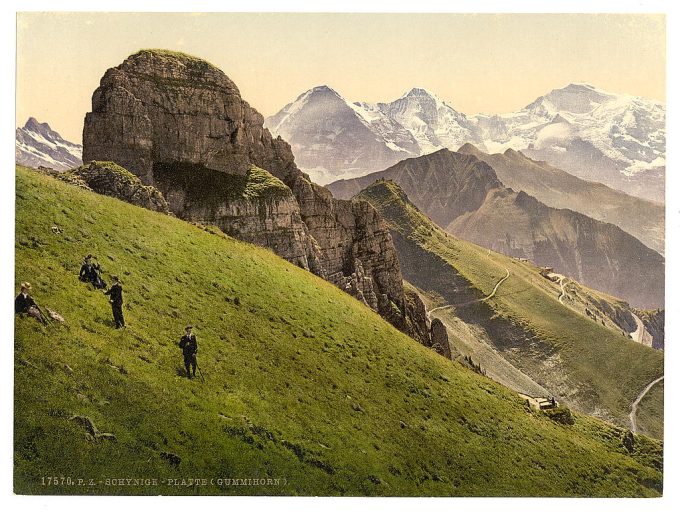 Schynige Platte, Gummihorn, Eiger, Monch and Jungfrau, Bernese Oberland, Switzerland