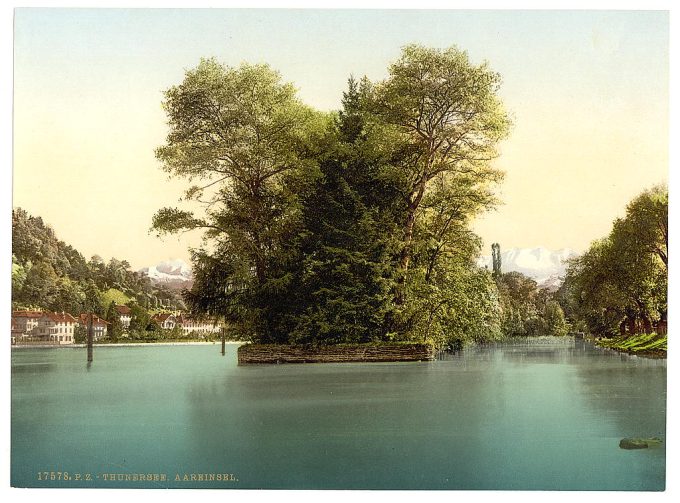 Thun, Lake of, Aare-Insel, Bernese Oberland, Switzerland