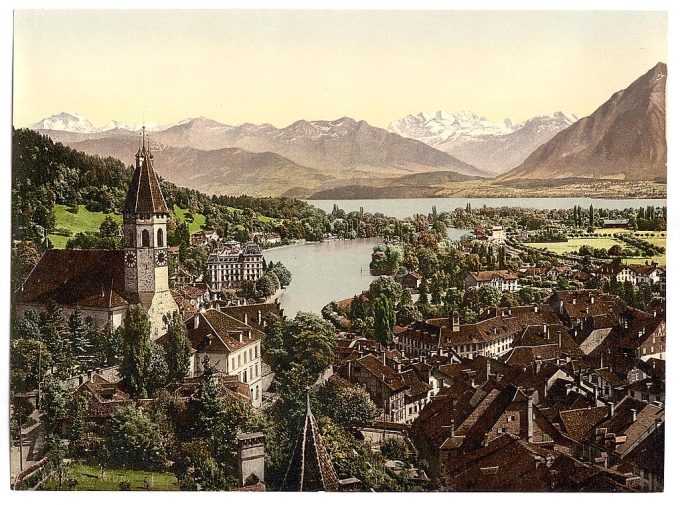 Thun, general view, Bernese Oberland, Switzerland