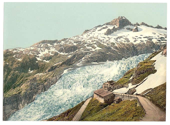 Furka Pass and Rhöne Glacier, Bernese Oberland, Switzerland