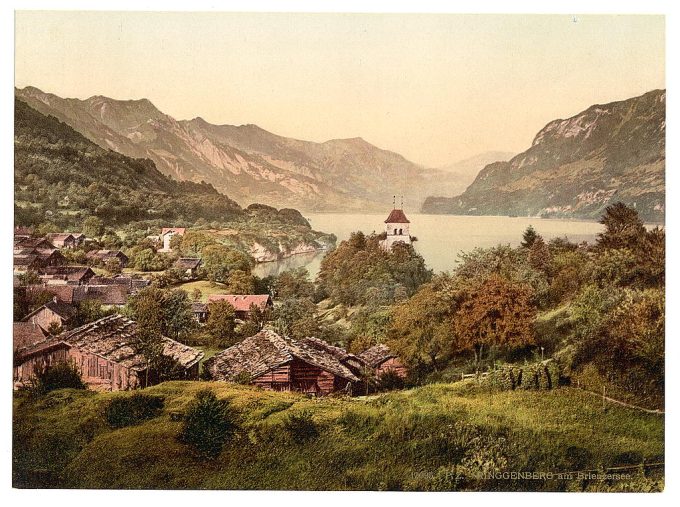Ringgenberg and Brienz Lake, Bernese Oberland, Switzerland
