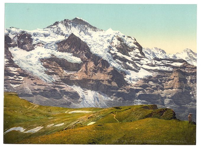 Jungfrau and Scheidegg, Bernese Oberland, Switzerland