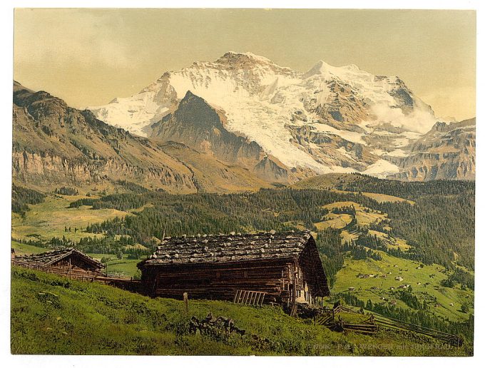 Wengen and Jungfrau, Bernese Oberland, Switzerland