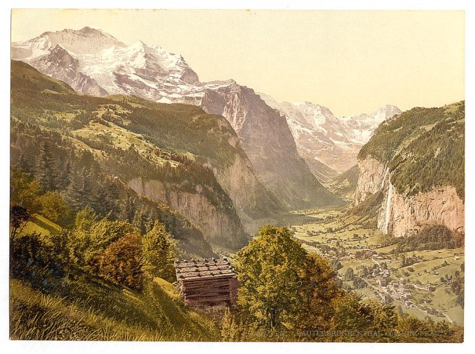 Lauterbrunnen Valley and Jungfrau, Bernese Oberland, Switzerland