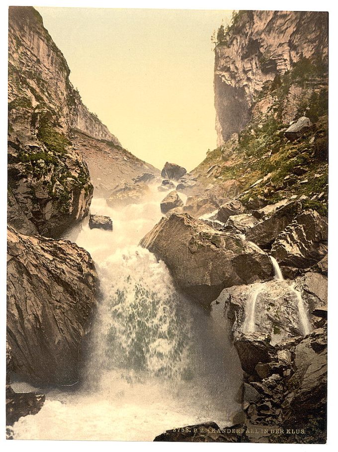 Kander fall, at Klus, Bernese Oberland, Switzerland