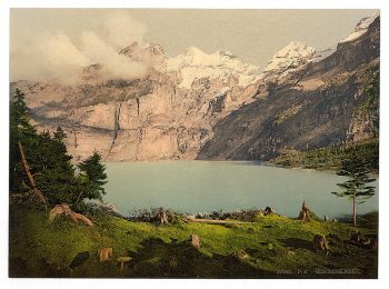 Oeschinensee, Bernese Oberland, Switzerland