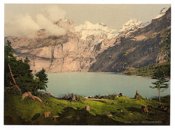 Oeschinensee, Bernese Oberland, Switzerland