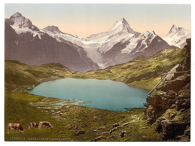 Lake and Faulhorn, Bernese Oberland, Switzerland