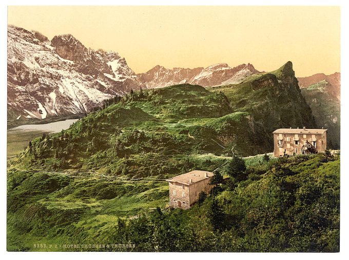 Trübsee, Hotel Trübsee, Bernese Oberland, Switzerland