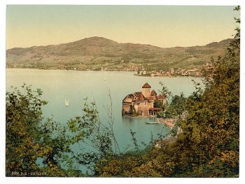 Chillon Castle, Montreux, Geneva Lake, Switzerland