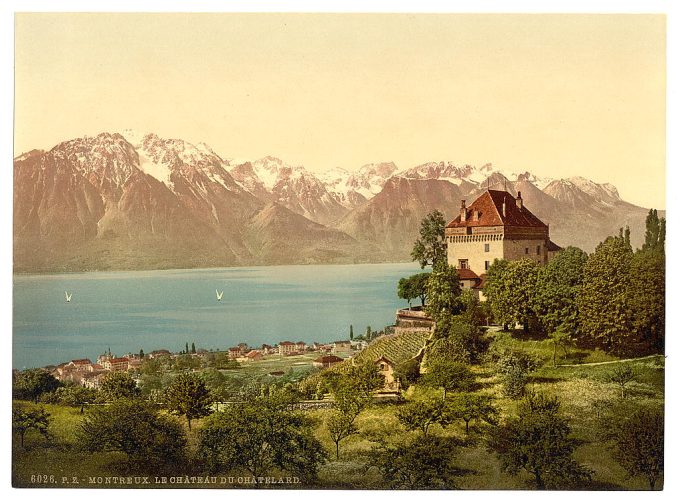 Montreux, Chatelard Castle, Geneva Lake, Switzerland