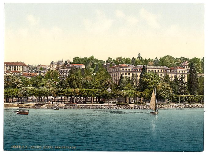 Ouchy, Hotel Beaurivage, Geneva Lake, Switzerland