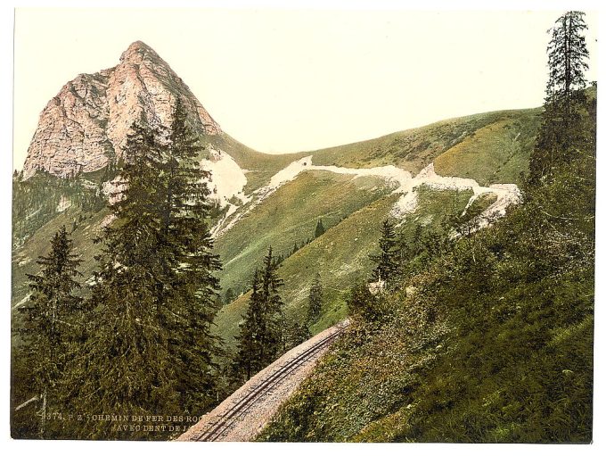 Rochers de Naye and Dent de Jaman, Geneva Lake, Switzerland