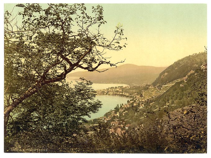 Montreux, general view, Geneva Lake, Switzerland