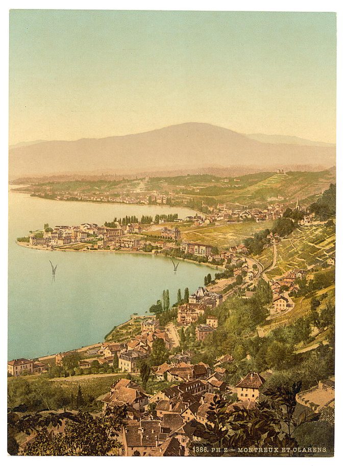 Montreux, and Clarens, Geneve Lake, Switzerland