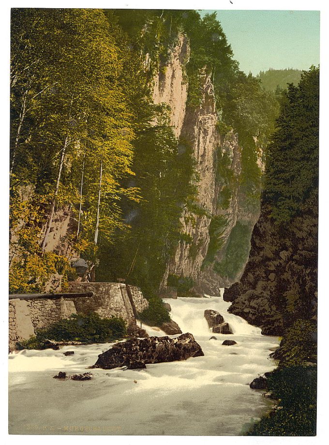 The ravine of the Murg, Glarus, Switzerland