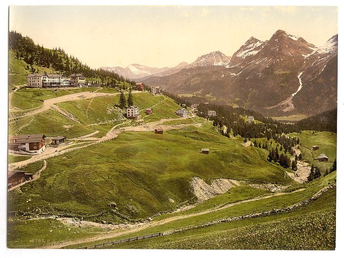 Arosa, general view, Grisons, Switzerland