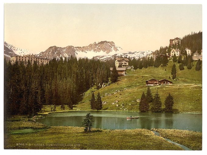 Arosa, general view, Grisons, Switzerland