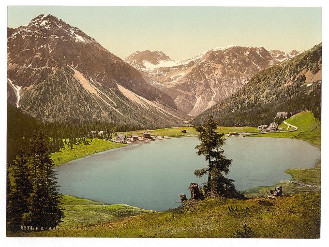 Arosa, the Upper Lake, Grisons, Switzerland