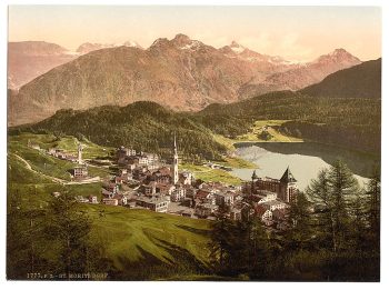St. Moritz, general view, Grisons, Switzerland