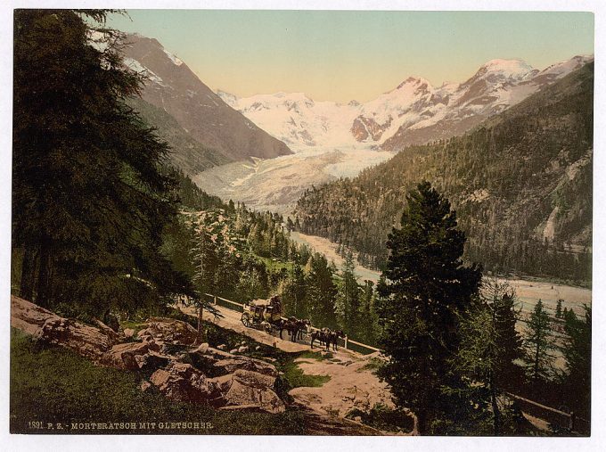 Upper Engadine, Morteratsch Glacier, Grisons, Switzerland