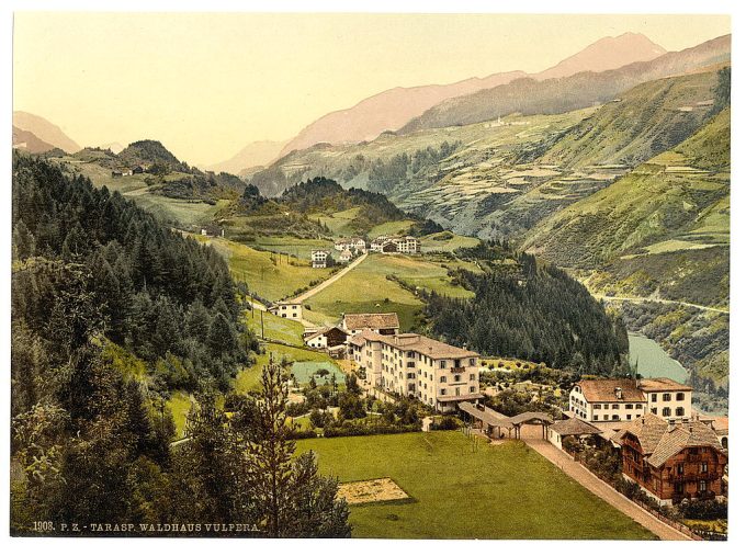 Lower Engadine, Vulpera and Fetan, Grisons, Switzerland