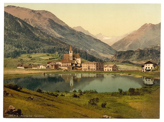 Lower Engadine, Tarasp, Fontana, Grisons, Switzerland