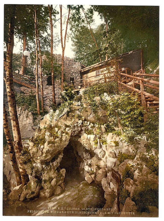 Glacier garden, the grotto and club house, Lucerne, Switzerland