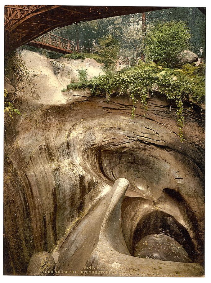 Glacier Garden, part of the artificial glaciers, Lucerne, Switzerland