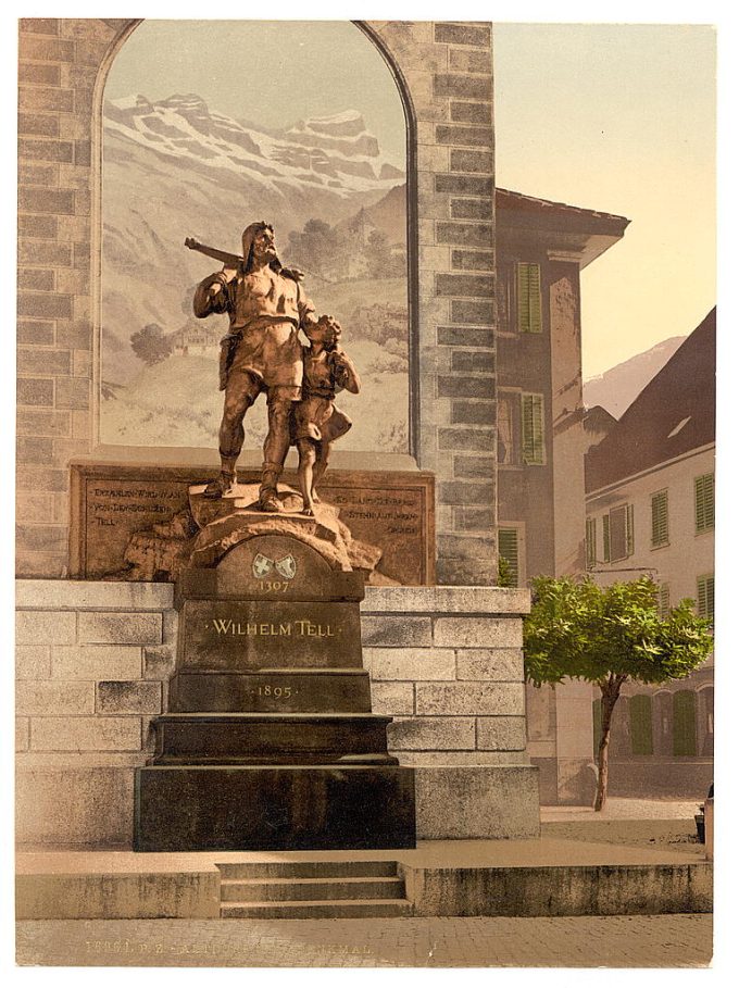 Altdorf, William Tell's Memorial, Lake Lucerne, Switzerland
