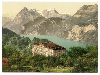 Axenfels, general view, Lake Lucerne, Switzerland