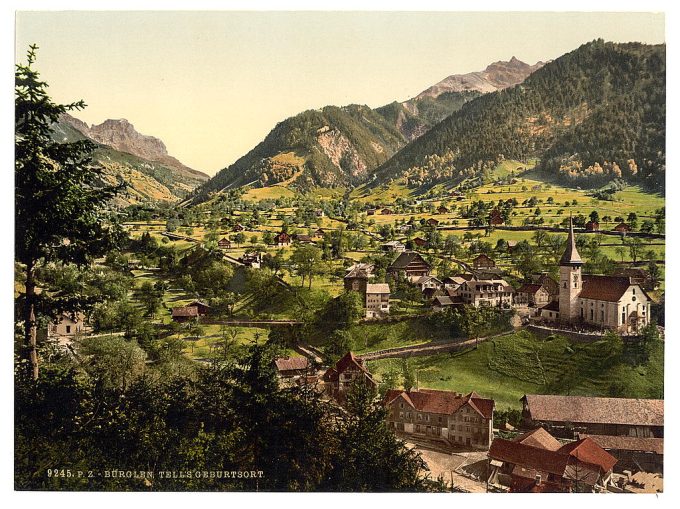 Burglen, Tell's birthplace, Lake Lucerne, Switzerland