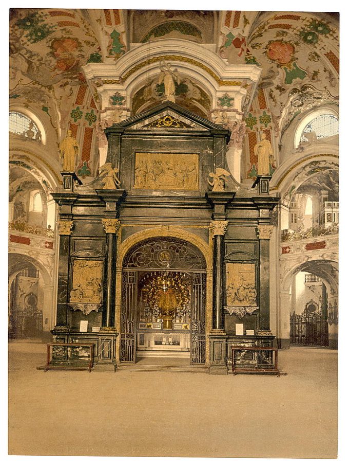 Einsiedeln, the chapel (interior), Lake Lucerne, Switzerland