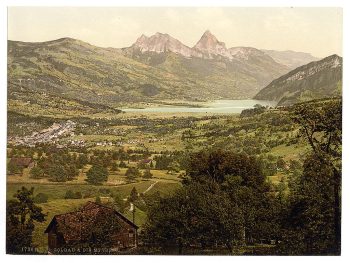 Goldau, with Mythen, Lake Lucerne, Switzerland