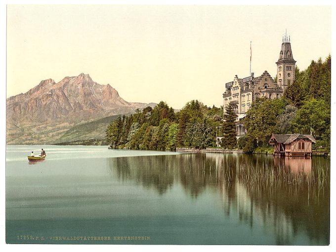 Hertenstein Schloss, Lake Lucerne, Switzerland