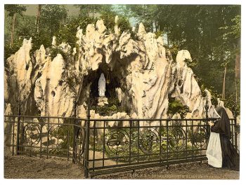 Lourdes Grotto, near the nunnery of Ingenbohl, Lake Lucerne, Switzerland