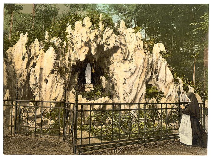 Lourdes Grotto, near the nunnery of Ingenbohl, Lake Lucerne, Switzerland