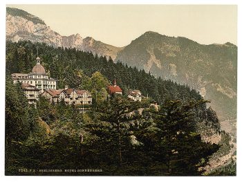 Seelisberg and Hotel Sonnenberg, Lake Lucerne, Switzerland