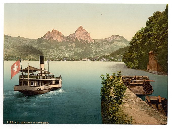 Treib and Mythen, Lake Lucerne, Switzerland