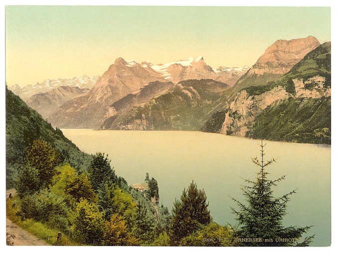 Urnersee and Urirotstock, Lake Lucerne, Switzerland