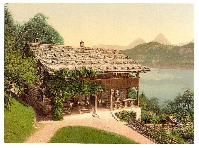 Rutli, general view, Lake Lucerne, Switzerland