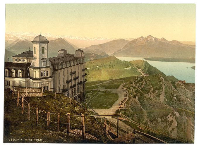 Hotel Rigi Kulm and the Alps, Rigi, Switzerland