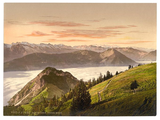 Rigi Scheidegg and Lake Lucerne, Rigi, Switzerland