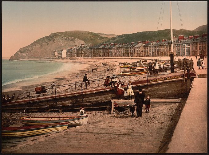 On the sands, Aberystwith, Wales