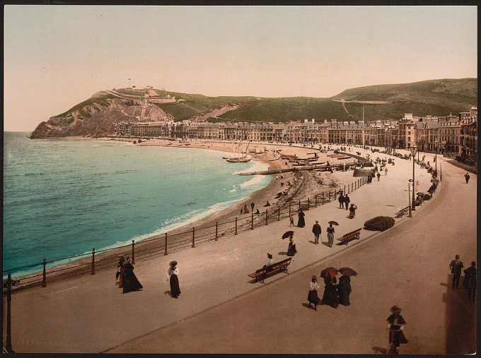 The terrace, Aberystwith, Wales