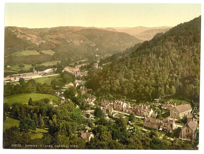 General view, Bettws-y-Coed, Wales